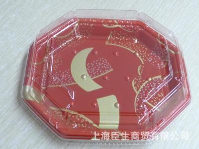 食品包装-小纹赤八角寿司盒子/一次性塑料寿司盒塑料/寿司盒容器-食品包装尽在阿里.